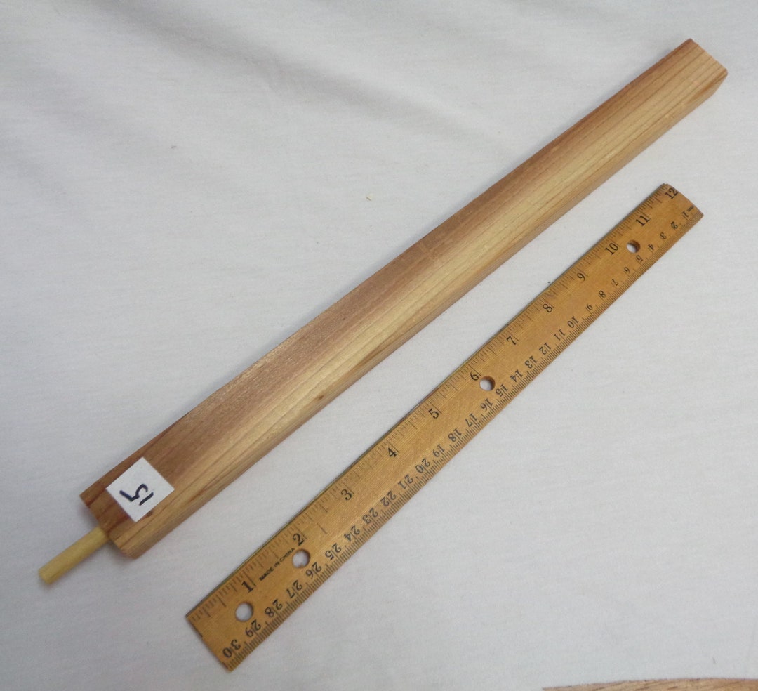 15 Twotone Redwood Pipe Stem Finish Your Own Pipe Stem Etsy