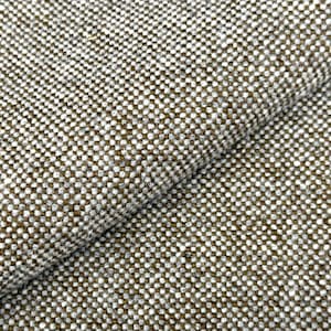 2.75 yd Kvadrat Hallingdal 270 Brown Gray Woven Wool Norwegian Upholstery Fabric - EC