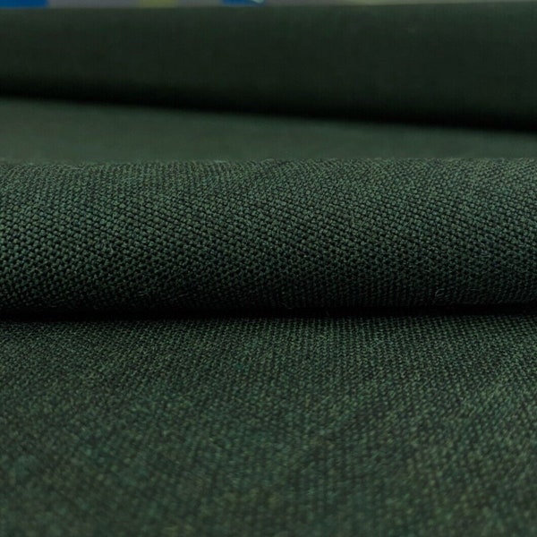 2.5 yds Kvadrat Canvas 996 Green Woven Wool Upholstery Fabric FE