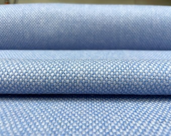 3 yds Designtex Bute Tweed Blue Woven Wool Upholstery Fabric MSRP 312 - GG