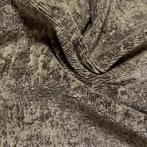 Tela de tapicería de algodón Knoll Digi Velvet de Maria Cornejo, color marrón tierra, 2,75 yardas, K19694, precio de venta sugerido al público: 646 - FK