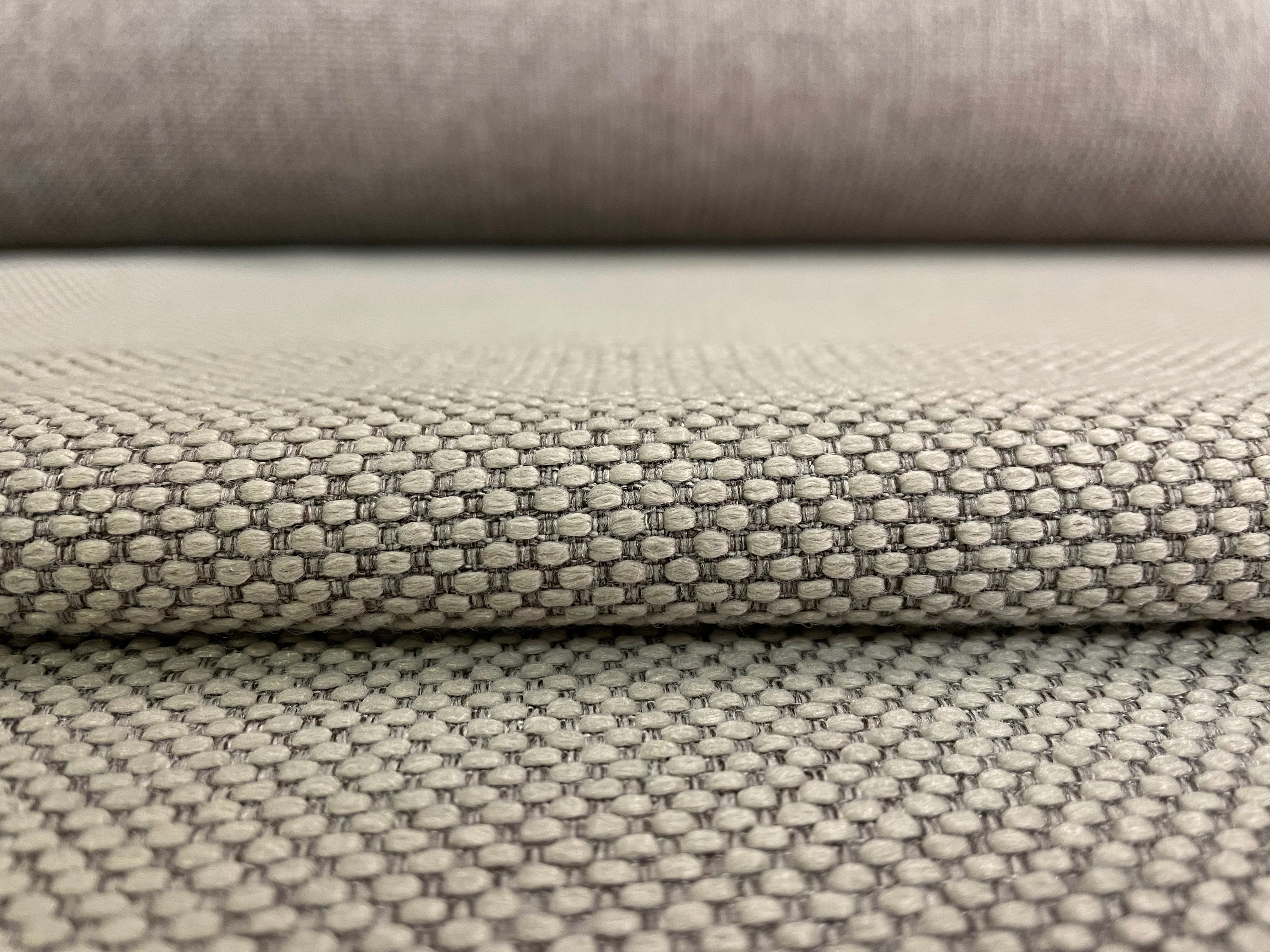 18 Yds Maharam Merit Lynx Dark Ecru Polyester Upholstery