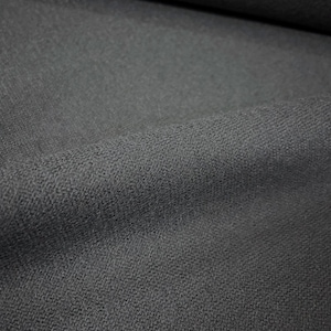 Tela de tapicería de lana Knoll Hopsack de mediados de siglo, color gris carbón, 5,125 yardas, K12065 - C-1