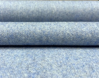 1.5 yards Camira Synergy Fortune Light Blue & Gray Woven Wool Upholstery Fabric LDS03 - EP
