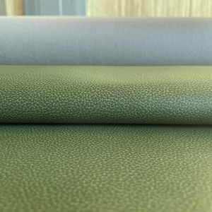 6 yd Ultrafabrics Reef Pro Alga Green Faux Leather Upholstery Fabric 624-4392 - AI