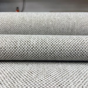 3.375 yds Maharam Mode Sycamore Grey Tan Polyester Upholstery Fabric - MSRP 141 - E-6 image 1