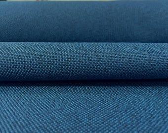 21 yds Maharam Meld Isle Blue Polyester Upholstery Fabric 466387-039 MSRP 840 - EA