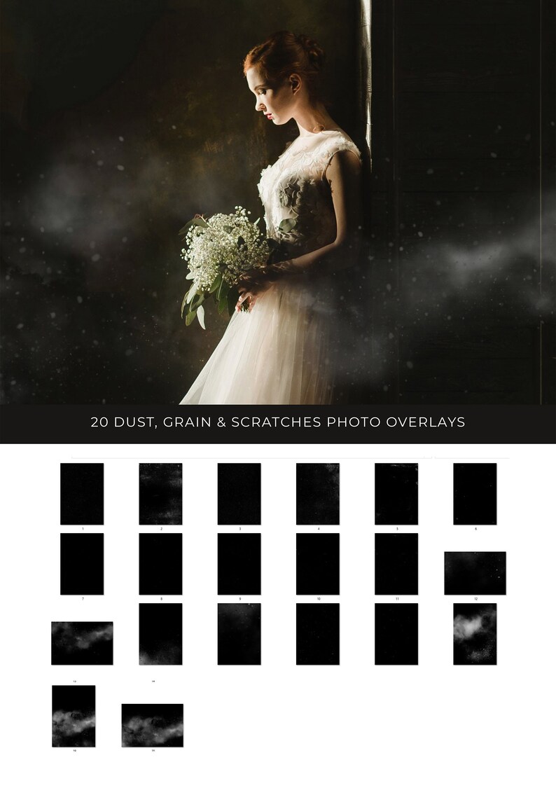 20 Vintage Film Dust and Scratches Overlays Grain Noise Etsy