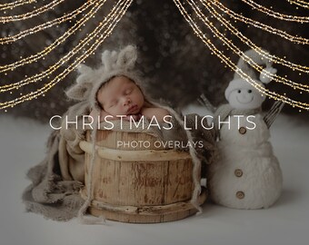 Christmas Bokeh Overlays, Photo Overlays, Photo edit, Digital Download, Christmas Decorations