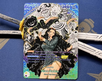 Nico Robin Custom Leader Handmade TCG Cards (Not Official Cards)