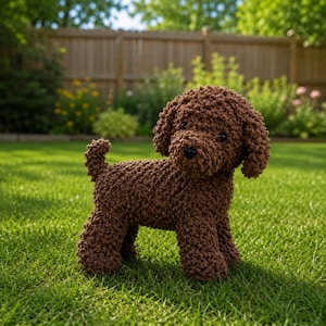 Schema per realizzare un cane di peluche all'uncinetto in PDF, schema per un cucciolo amigurumi all'uncinetto, adatto ai principianti, download immediato, tutorial per realizzare un cane di peluche