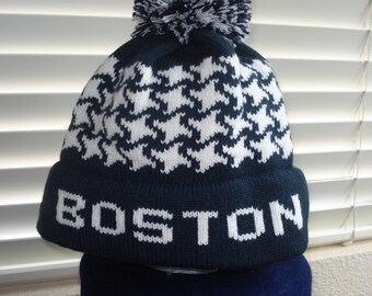 BOSTON - Handmade knit hat