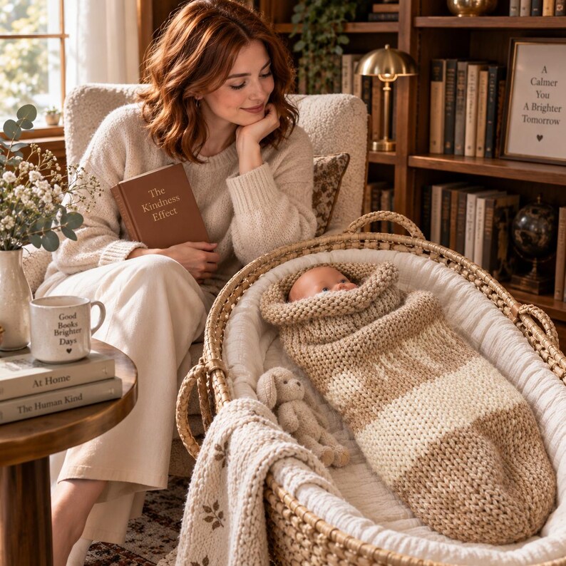 Baby Cocoon Knitting Pattern PDF, Knit Baby Sleep Sack Pattern, Newborn ...