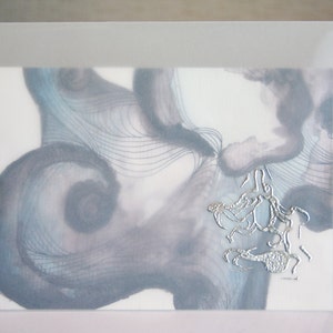 Octopus Painting Omphaloskeptopus Fine Art Print of 4x6 Watercolor Painting image 3