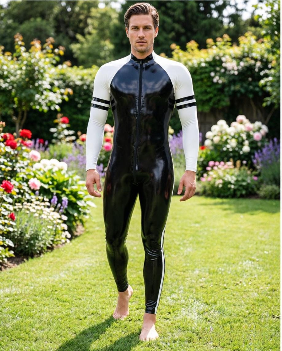 Latex catsuit neck entry - Etsy 日本