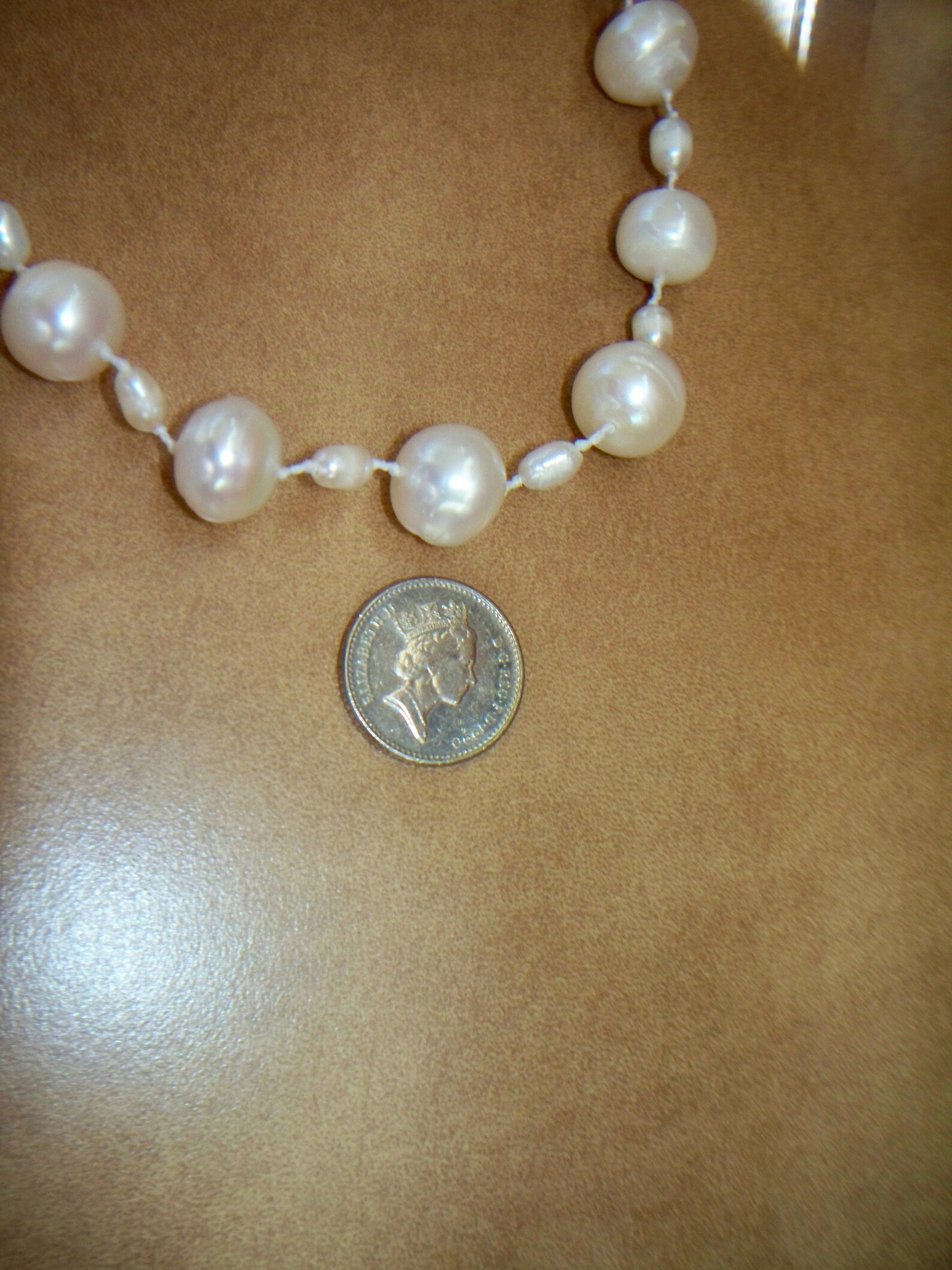 Long Rope Strand of Cultured Pearls Interspersed with Small Etsy