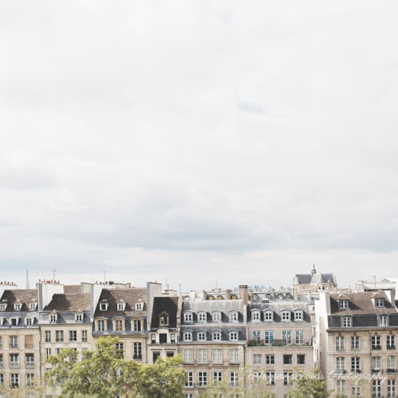 Paris photograph Neutral paris rooftops paris skyline architectu Paris photograph Neutral paris rooftops paris skyline architectu