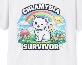 Chlamydia Survivor Shirt, Funny Airport Shirt Exchange Tee, Offensive Gag Gift, Cringe Bachelor Party Shirt, Inappropriate Travel Tee
