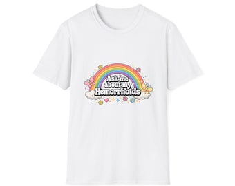 I Have Hemorrhoids Shirt, Funny Airport Shirt Swap Tee, Ugly Shirt Exchange Gag Gift, Crude Humor Shirt, Offensive Adult Humor Travel Tee