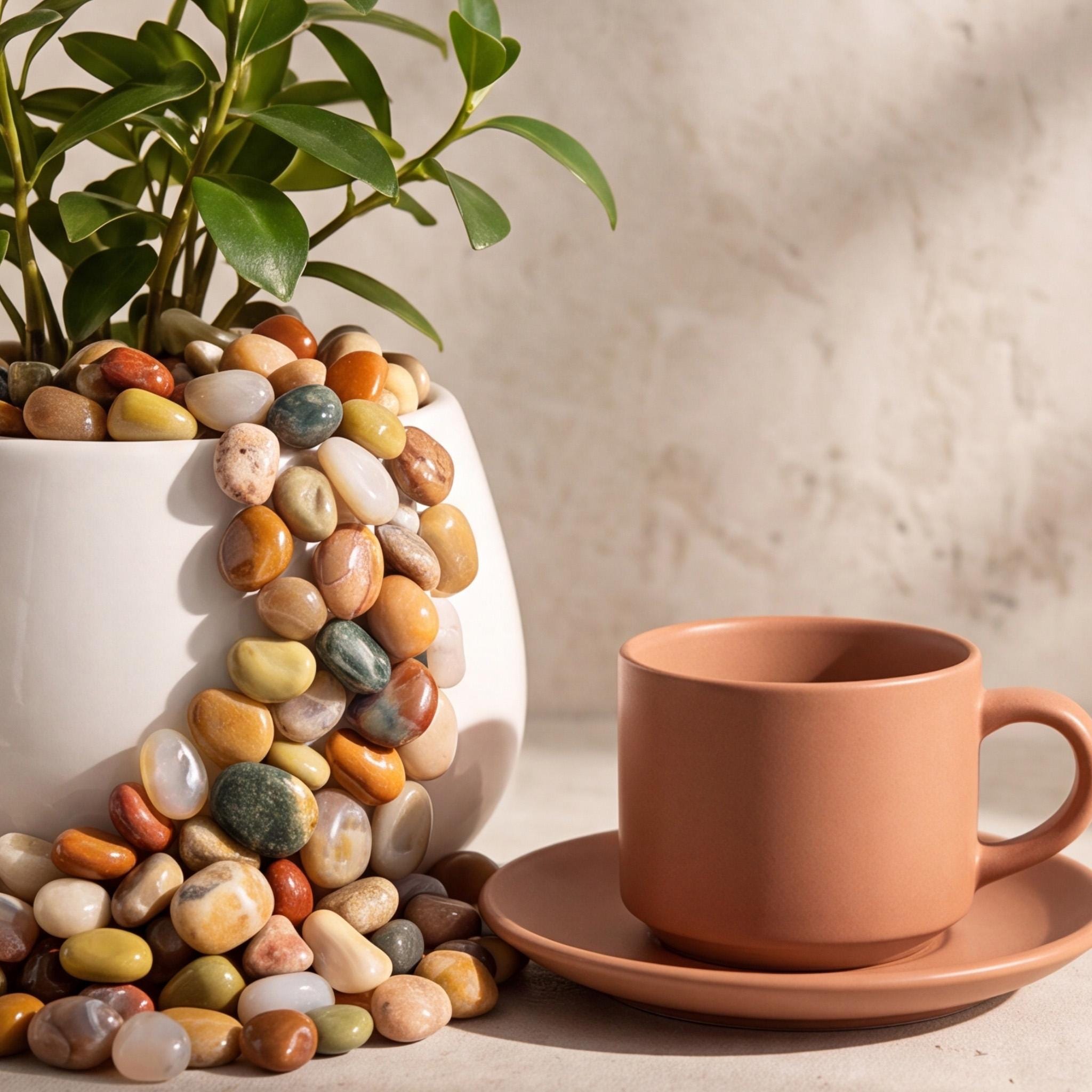 River Rock Pot - Etsy