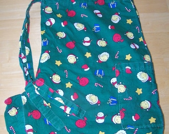 Nursing or Medical Christmas Smiley Faces Scrub Bottoms