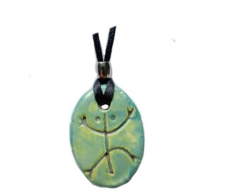 Collier Vintage Grenouille Plaqué Or 22k - Style Pré-colombien - Occasion