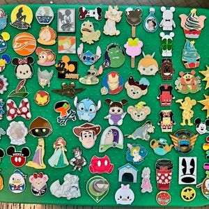 Disney Trading Pins Lot Assorted Pick Size 25-500 Starter Pin Bulk New No Doubles