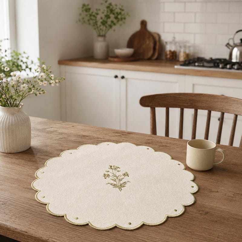 Table Top Custom Mat Table Mat Material Round - Etsy UK