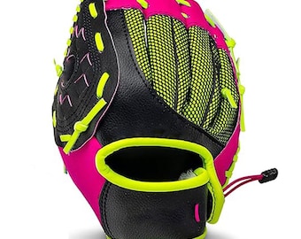 Roze Fastpitch-softbalhandschoen | Lichtgewicht fieldinghandschoen voor dames, trainingshonkbal