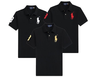 Polo de manga corta de corte clásico para hombre de Ralph Lauren, estilo de diseñador.