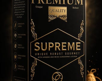 Organo Supreme Gourmet Koffie | Instantkoffie met ginseng en reishi ganoderma | 20 zakjes | Premium koffiedrank