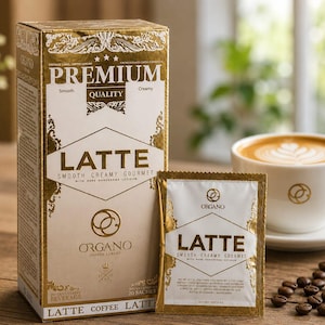 Kawa instant latte – 20 saszetek gourmet (Ganoderma lucidum)