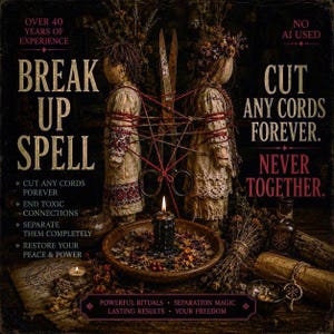 Third Party Removal Spell | Cord Cutting, Separation Energy, Relationship Protection (Digital Service)