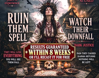 Downfall Energy Work | Karmic Justice, Payback, Consequences, Energy Reversal, Return Negativity (Photo Proofs)