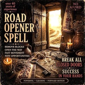 Road Opening Spell | Clear Path, Obstacle Removal, Success (Digital Service)