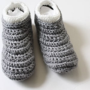 Crochet house shoes,  Moccasin slippers for women, Crochet slipper boots,- The Davos- Gift for her