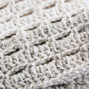 Chunky Häkeldecke - Gehäkelte Afghane - Wolldecke - Weiche Decke, Chunky Decke, Wohnkultur