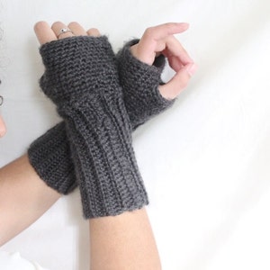 Fingerless mittens, Long fingerless gloves, Crochet fingerless gloves, texting gloves - Arm warmers- gloves