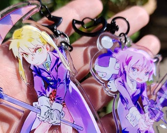 Soul eater keychains, maka & chrona
