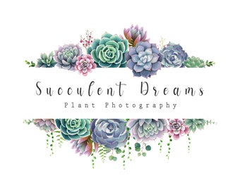Succulent Dreams Logo Stars Shopify Home Decor Organic Photography Boho  Hippie Plant Simple Minimalistic Yoga Clothing Jewelry Boutique Blog