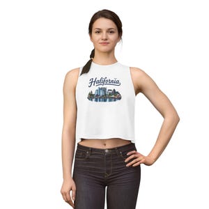 Halifornia Skyline Crop Top | Halifax Cityscape Linne