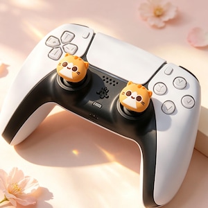 Copri joystick con impronta di zampa di gattino Kawaii, copri joystick in silicone antiscivolo per controller Switch NS2.