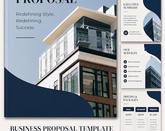 Modello di presentazione per la strategia di marketing / Proposta commerciale / Presentazione aziendale / Presentazione per gli investitori
