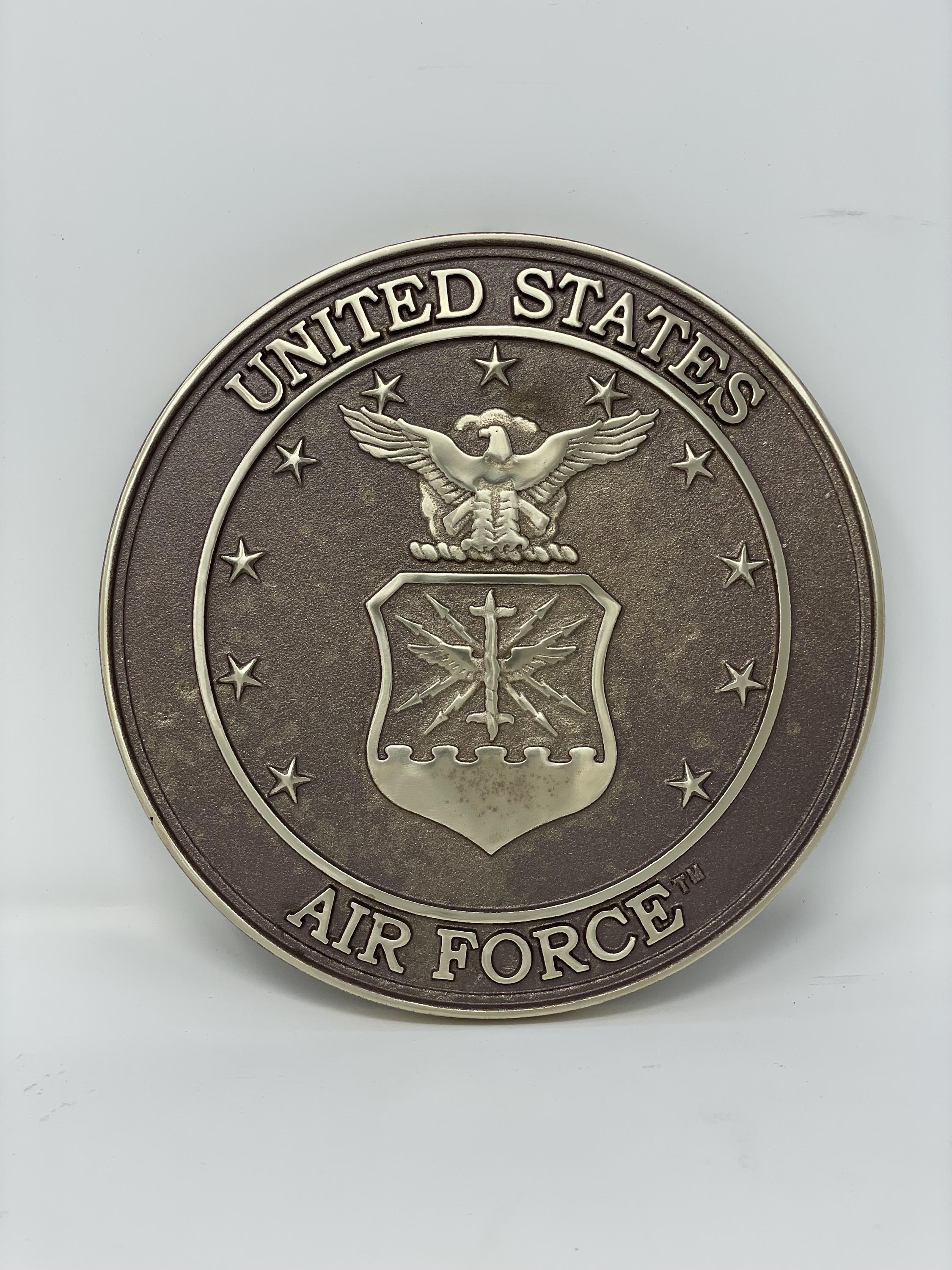 United States Air Force Emblem - Cast 8" - Made in the USA - Official Licensee of the Air Force