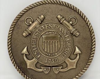 United States Coast Guard Emblem - Cast 8&quot; - Made in the USA