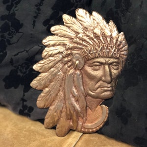Native American Relief Plaque Made in the USA image 3