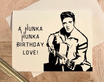 Elvis Presley Birthday Card