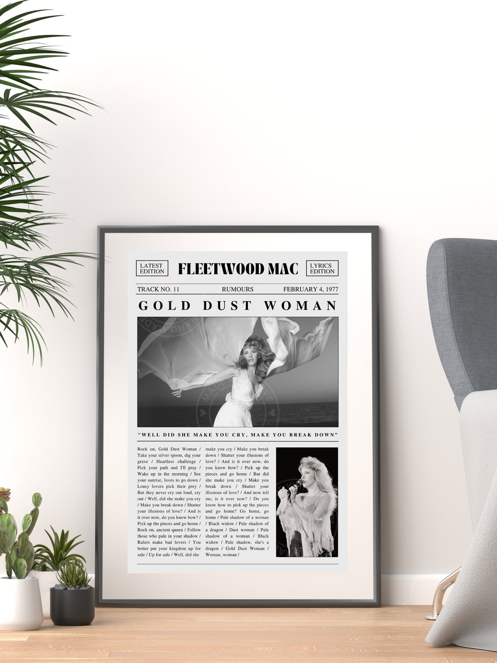 Fleetwood Mac Gold Dust Woman DIGITAL - Etsy
