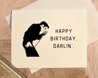Elvis Presley Birthday Card