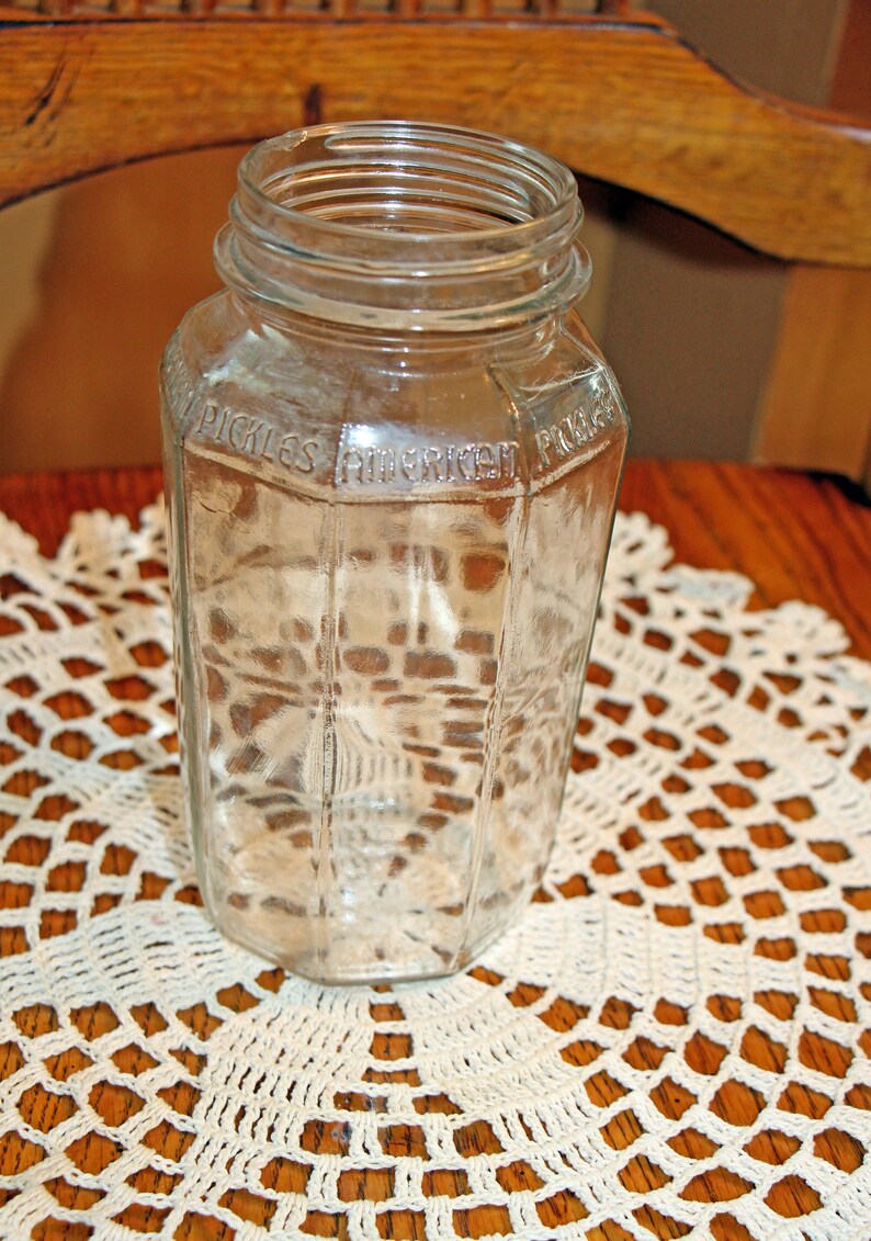 RARE American Pickles Company Wiggins MS Pickle Jar Vintage Etsy
